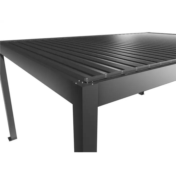 Pergola 5 x 3, quarzgrau-metallic