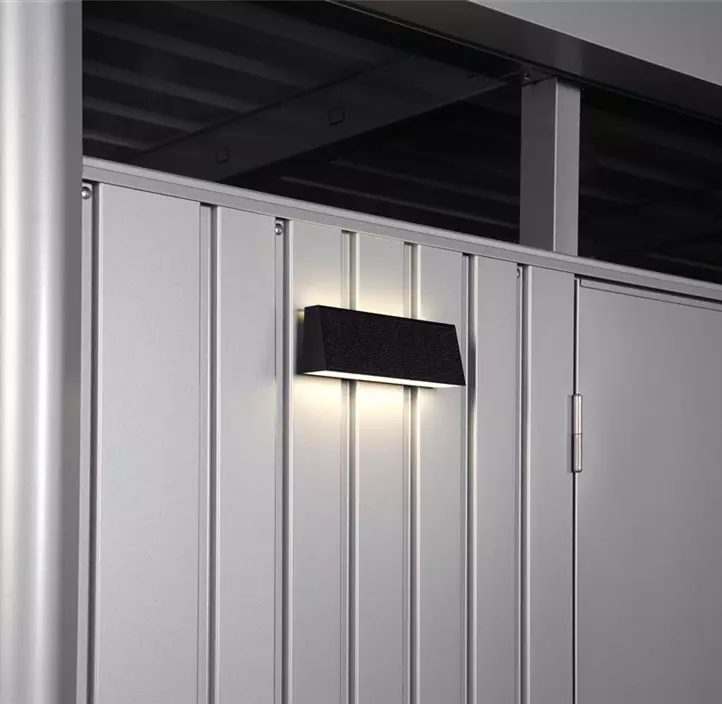 Solarleuchte für Gerätehaus und Geräteschrank