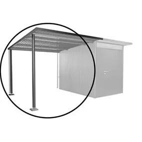 Seitendach Größe L, dunkelgrau