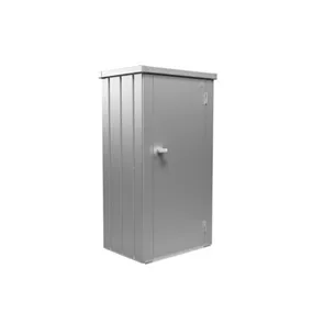 Terrassenschrank Julia Größe M, silber