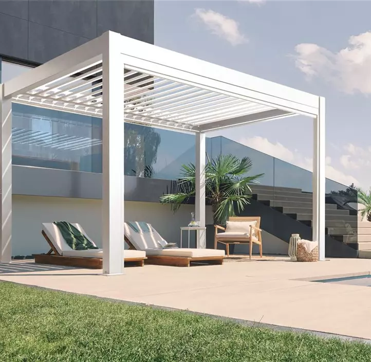 Pergola 5 x 3, weiss