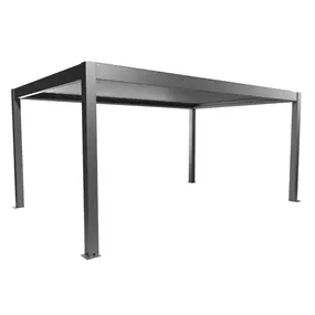 Pergola 5,5 x 3,5 , quarzgrau-metallic