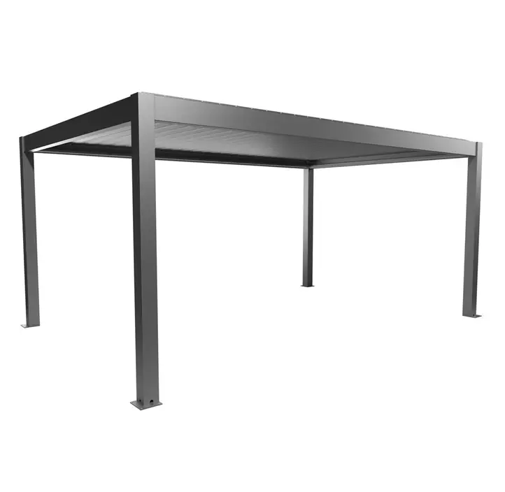 Pergola 5,5 x 3,5 , quarzgrau-metallic