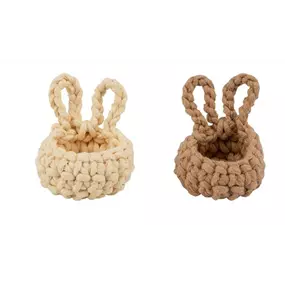 Eierkörbchen, gehäkelt