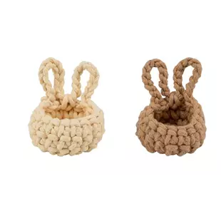 Eierkörbchen, gehäkelt