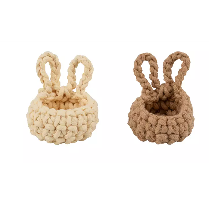 Eierkörbchen, gehäkelt