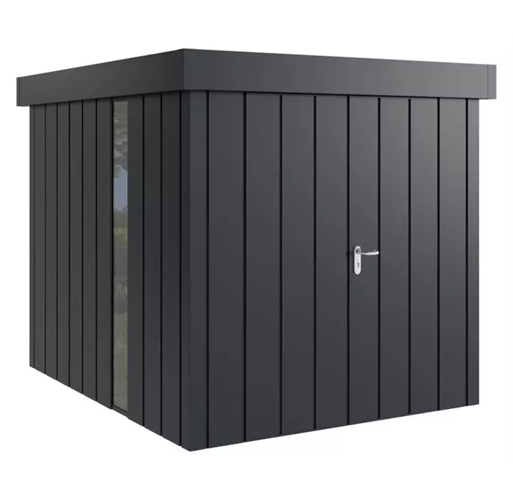 mit Fenster und einflügeliger Tür