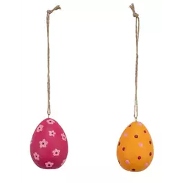 Ei-Anhänger aus Keramik