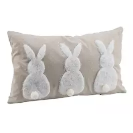 Stoffkissen 'Plüschhase'
