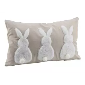 Stoffkissen 'Plüschhase'