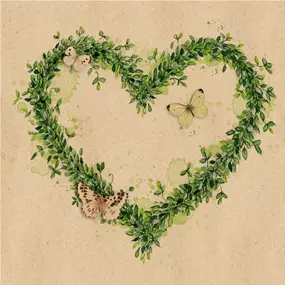 Serviette By Nature 'Green Dream'