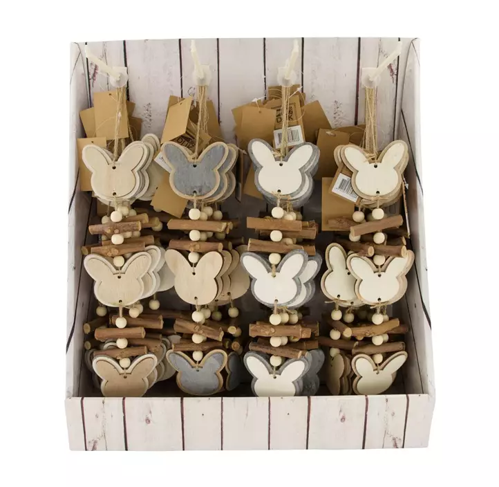 Holzhänger Holz Hasenkopf