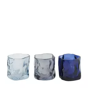 Teelichthalter aus Glas