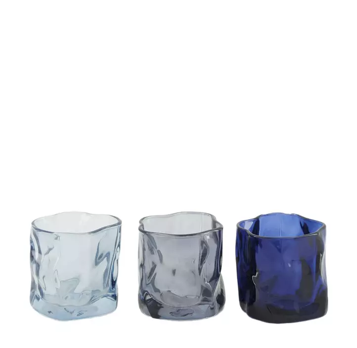 Teelichthalter aus Glas