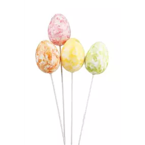 Blumenstecker Osterei