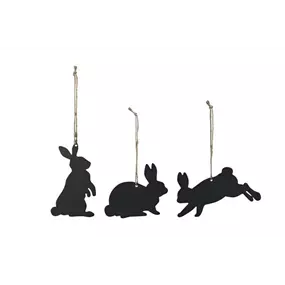 Hase aus Metall zum Hängen