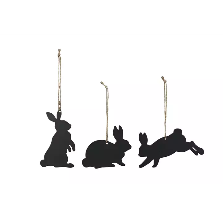 Hase aus Metall zum Hängen