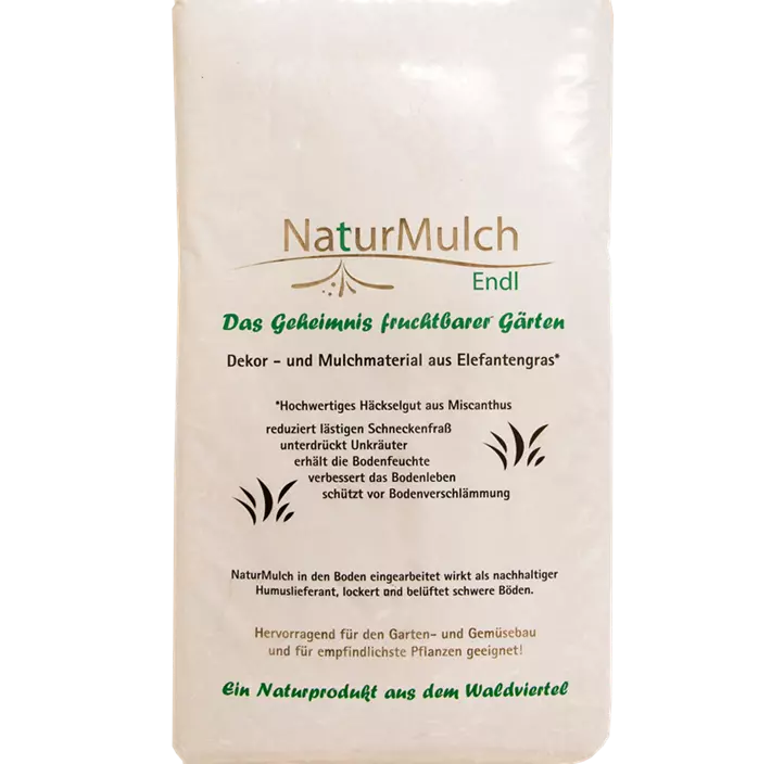 Naturmulch aus Miscanthusstreu