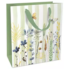 Geschenktasche 'Flower and Stripes'