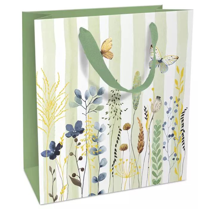 Geschenktasche 'Flower and Stripes'