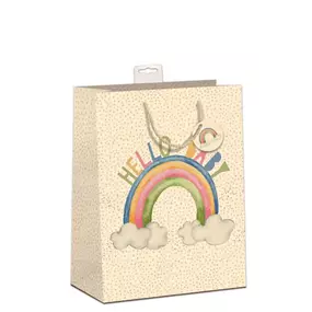 Geschenktasche 'Hello Baby Regenbogen'