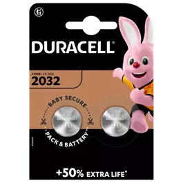 Duracell Lithium-Knopfzelle CR2032 , 2 Stück