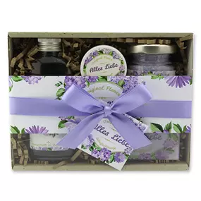 Geschenkbox Lavendel