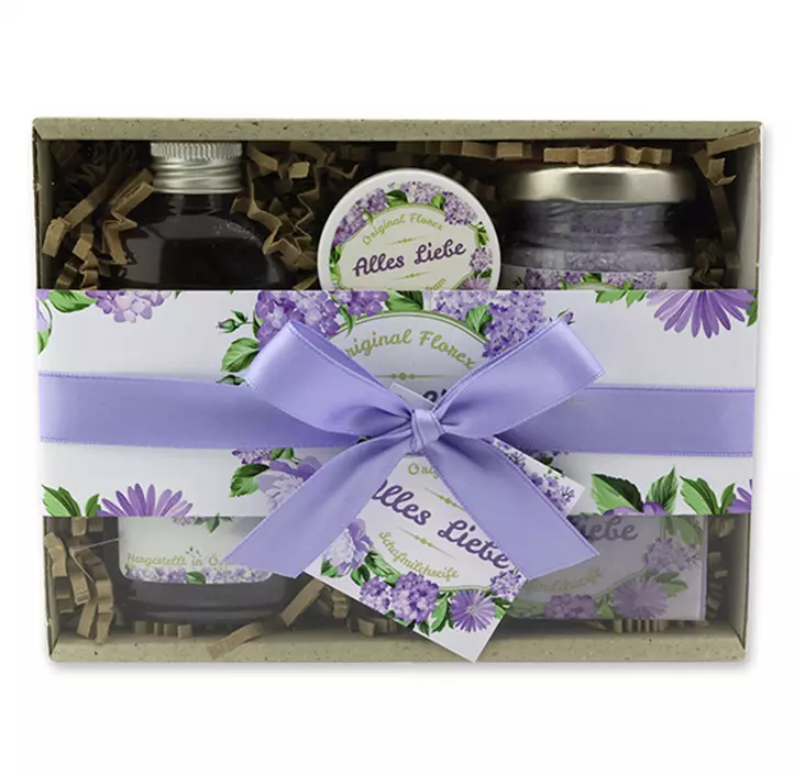Geschenkbox Lavendel