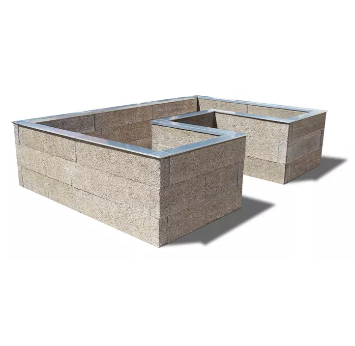 Holzbeton Hochbeet Typ 6, U-Form