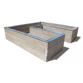 Holzbeton Hochbeet Typ 7, U-Form