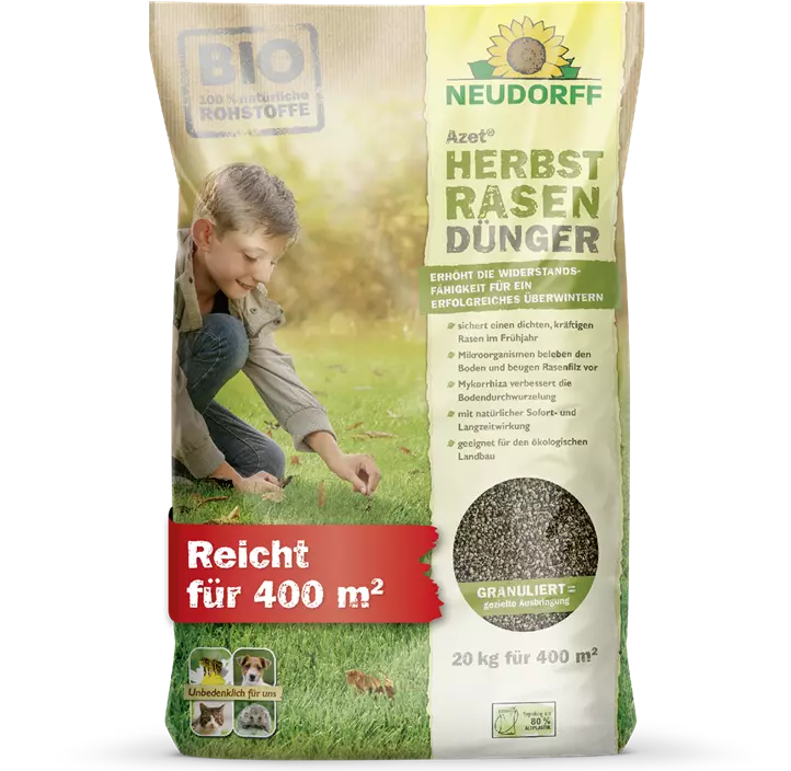 Azet Herbst Rasendünger, 20 kg