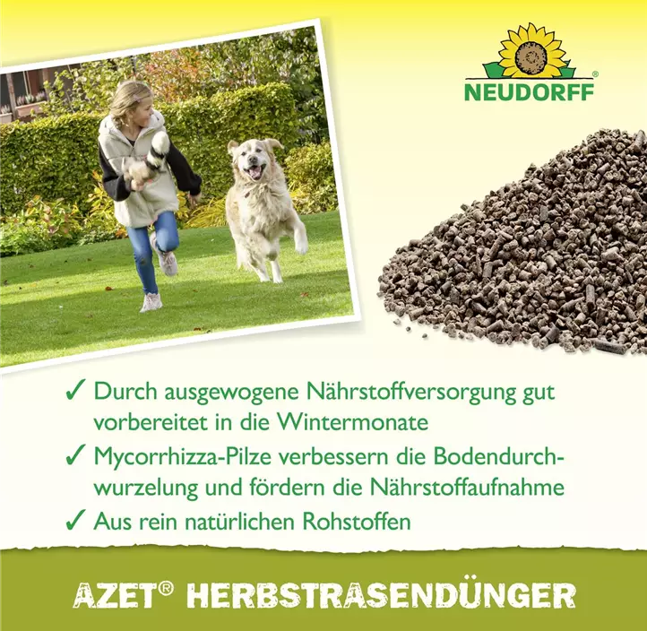 Azet Herbst Rasendünger, 20 kg