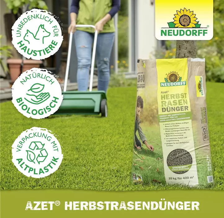 Azet Herbst Rasendünger, 20 kg