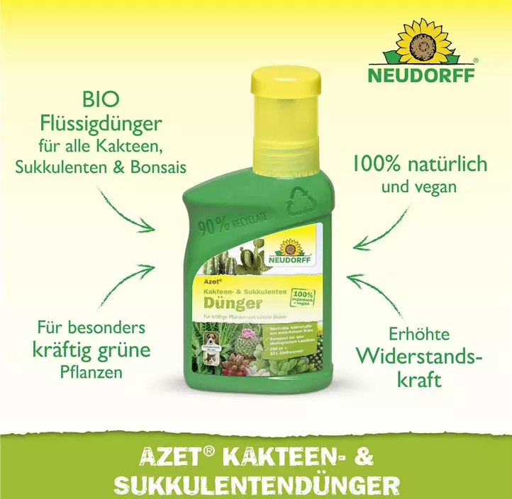 Azet Kakteen- & Sukkulenten Dünger flüssig