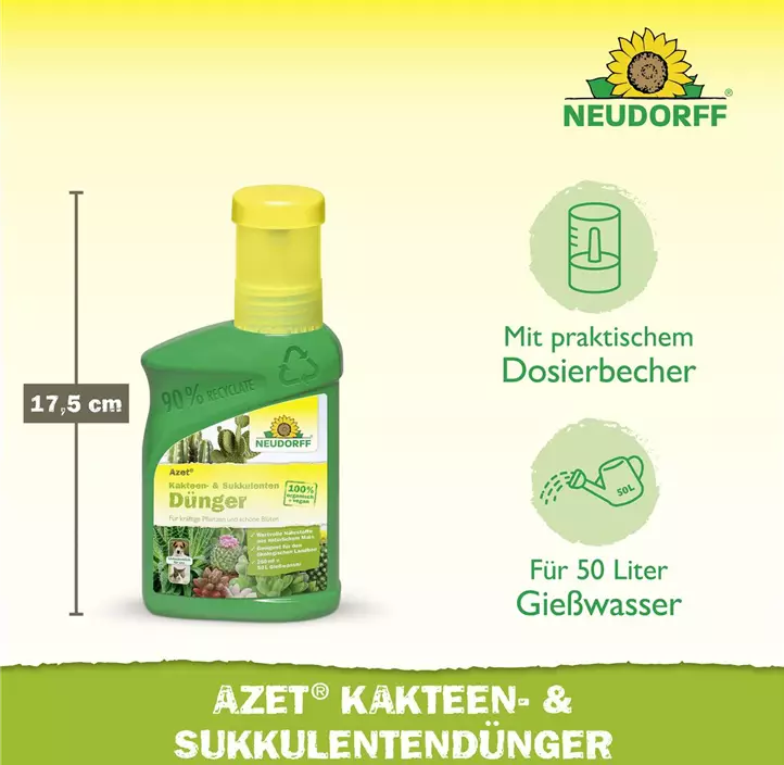 Azet Kakteen- & Sukkulenten Dünger flüssig
