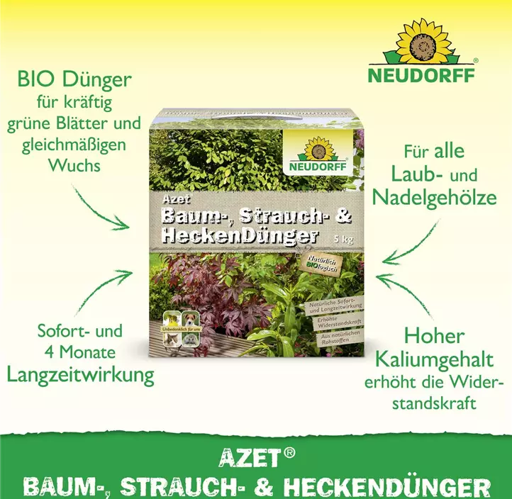 Azet Baum-, Strauch- und Heckendünger