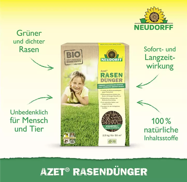 Azet Rasendünger 2,5 kg