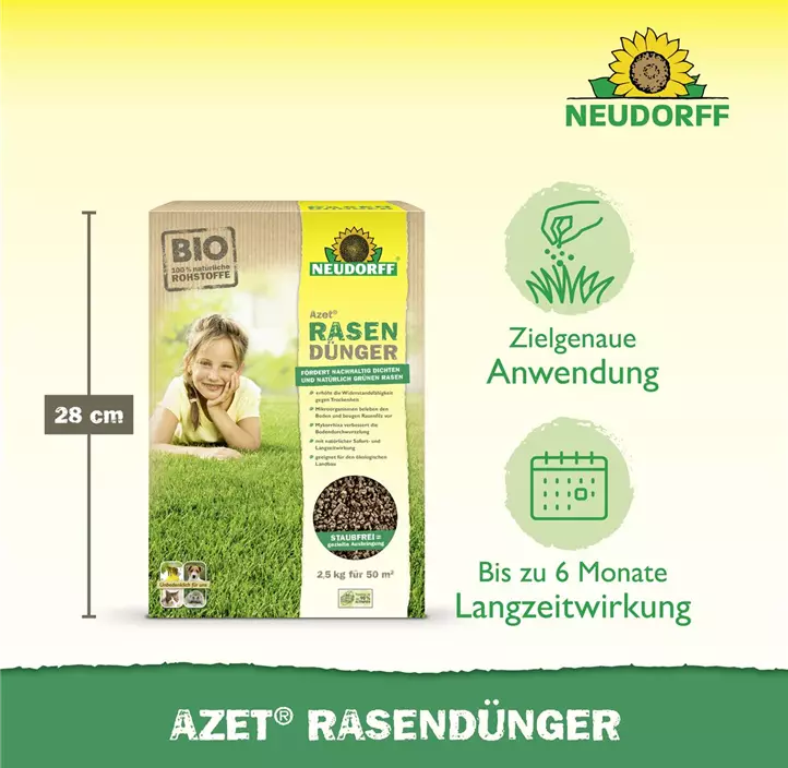 Azet Rasendünger 2,5 kg
