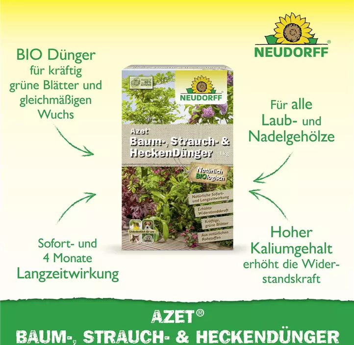 Azet Strauch- und Heckendünger