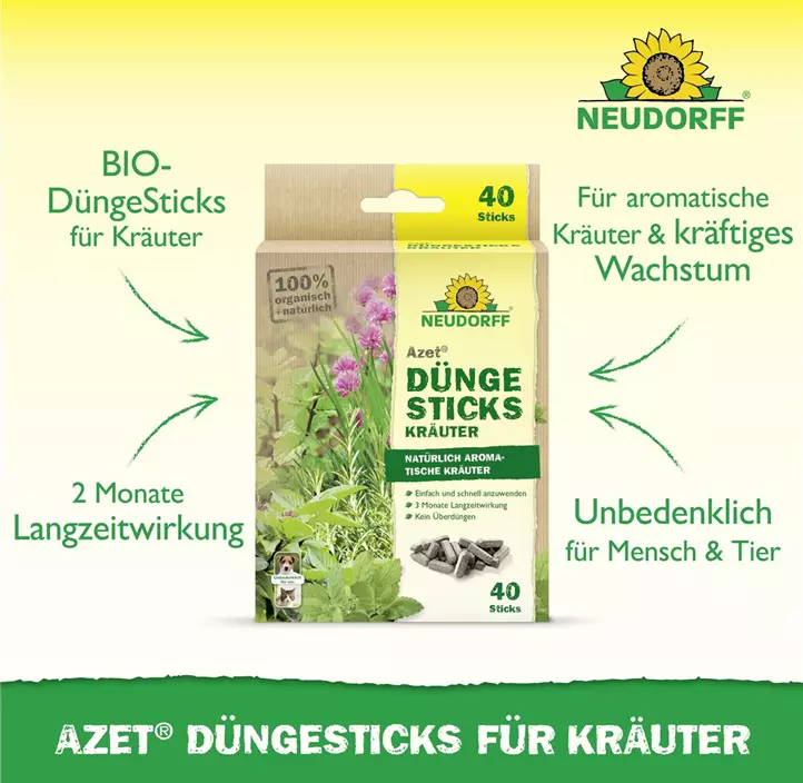 Azet Düngesticks für Kräuter