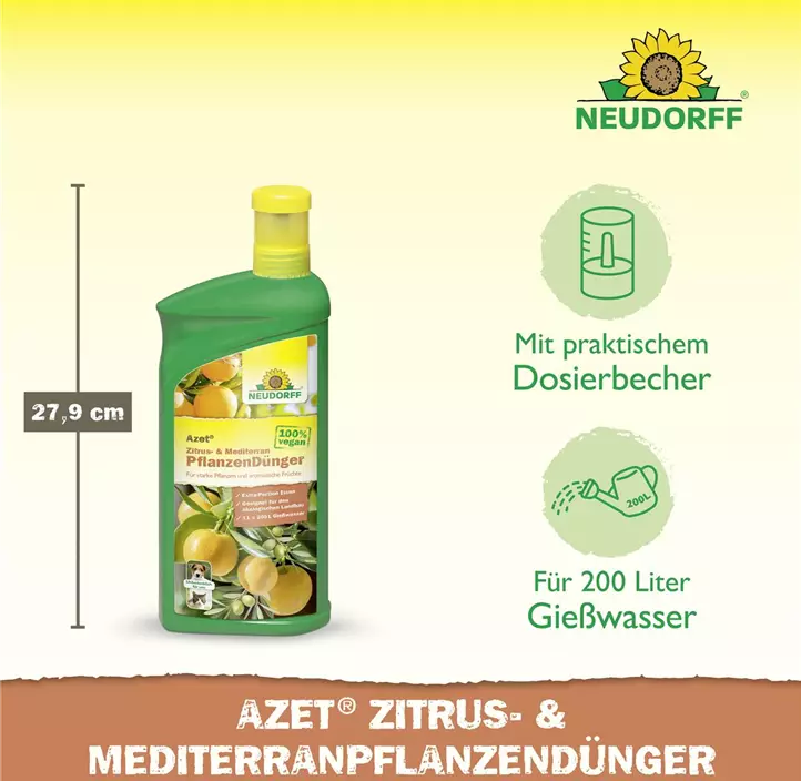 Azet Zitrus- & Mediterranpflanzen Dünger