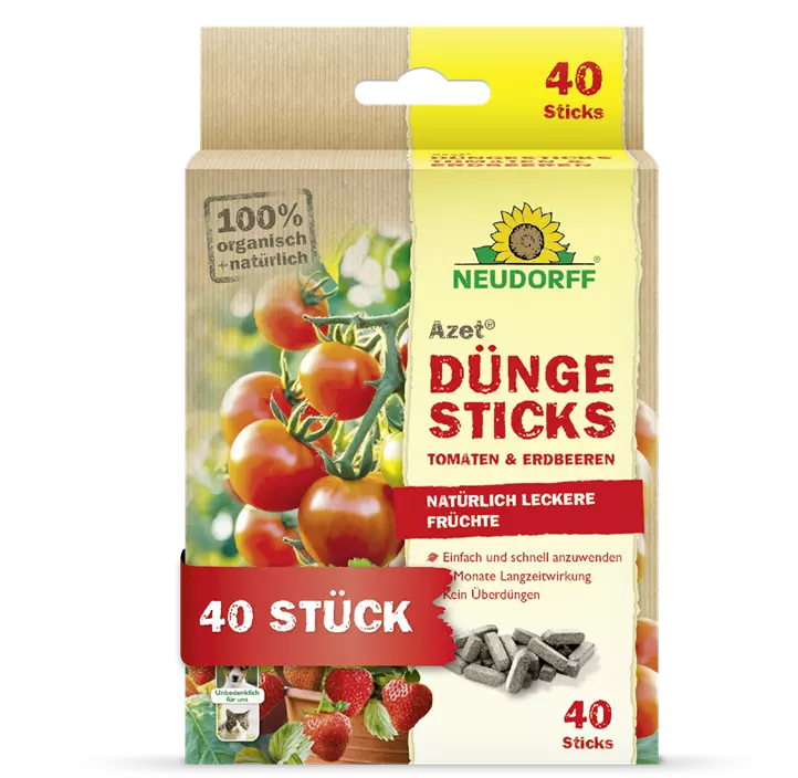 Azet Düngesticks für Tomaten und Erdbeeren