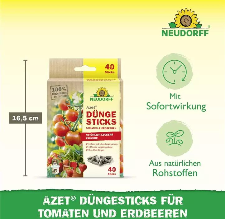Azet Düngesticks für Tomaten und Erdbeeren