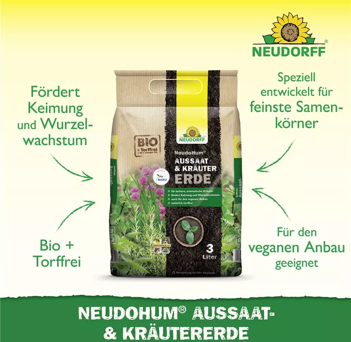 NeudoHum Aussaat- und KräuterErde