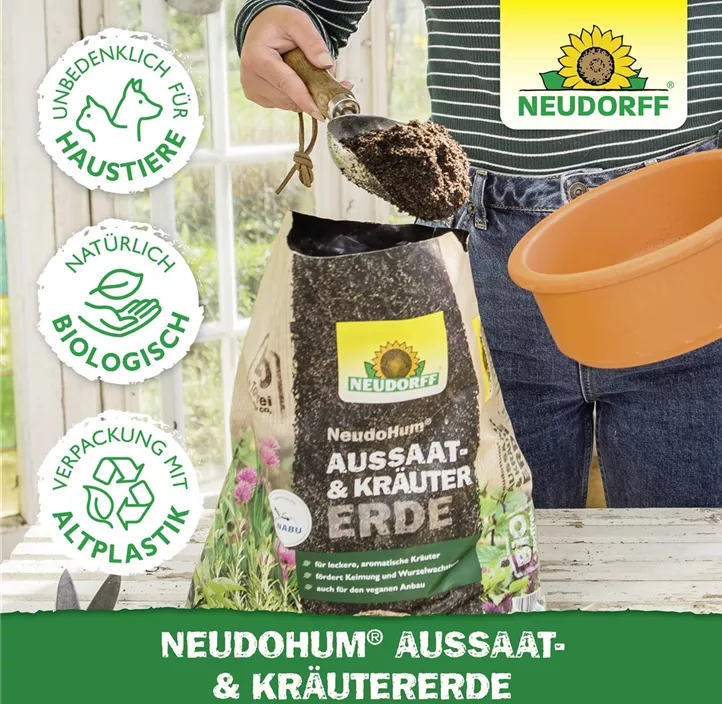 NeudoHum Aussaat- und KräuterErde