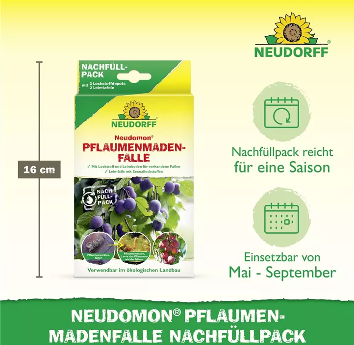 Neudomon Pflaumenmadenfalle Nachfüllung