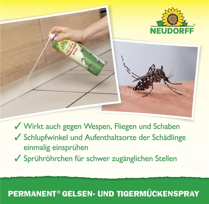 Permanent Gelsen & Tigermücken Spray