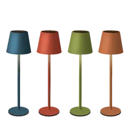 Solar Tischlampe färbig