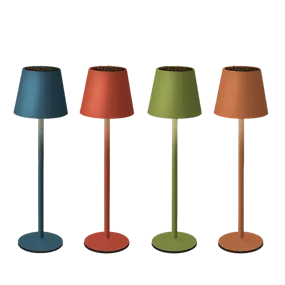 Solar Tischlampe färbig