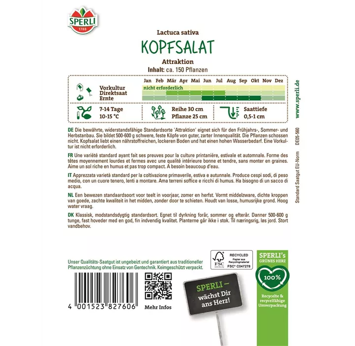 Kopfsalat Attraktion